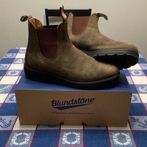 Blundstone Men's Rustic Brown Leather Boots